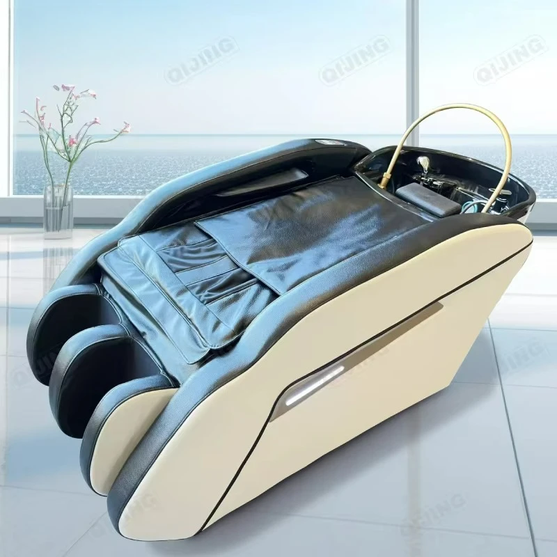 Wholesale Custom Water Therapy Spa Shampoo Bed Automatic Thai Massage Head Spa Bed for Shampoo Chair Bed Luxury