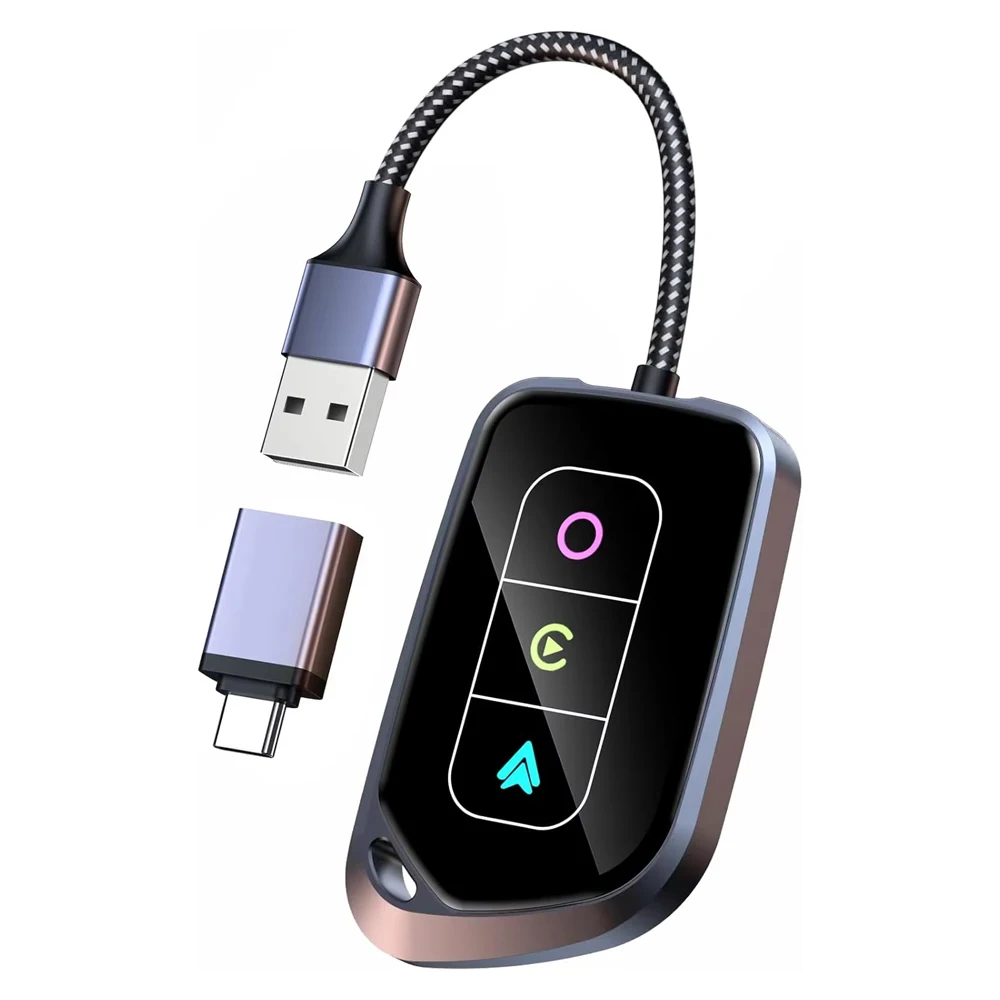 OEM ODM Universal Wired Car Play Dongle Adaptor Device WIFI USB Wireless Carplay Android Auto Adapter Netflix For Apple Iphone