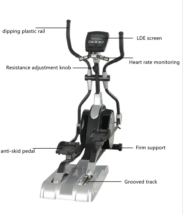 Gym Equipment Commercial Cardio Fitness Equipment Stepper Machine Cross Trainer Elliptical Machine Commercial Gym Cardio Machine