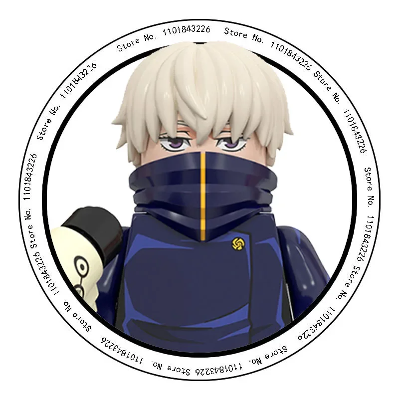 48pcs Jujutsu Kaisen Bouwstenen Itadori Yuji Gojo Satoru Ryomen Mini Action Figure Accessoires Kerstcadeau voor kinderen