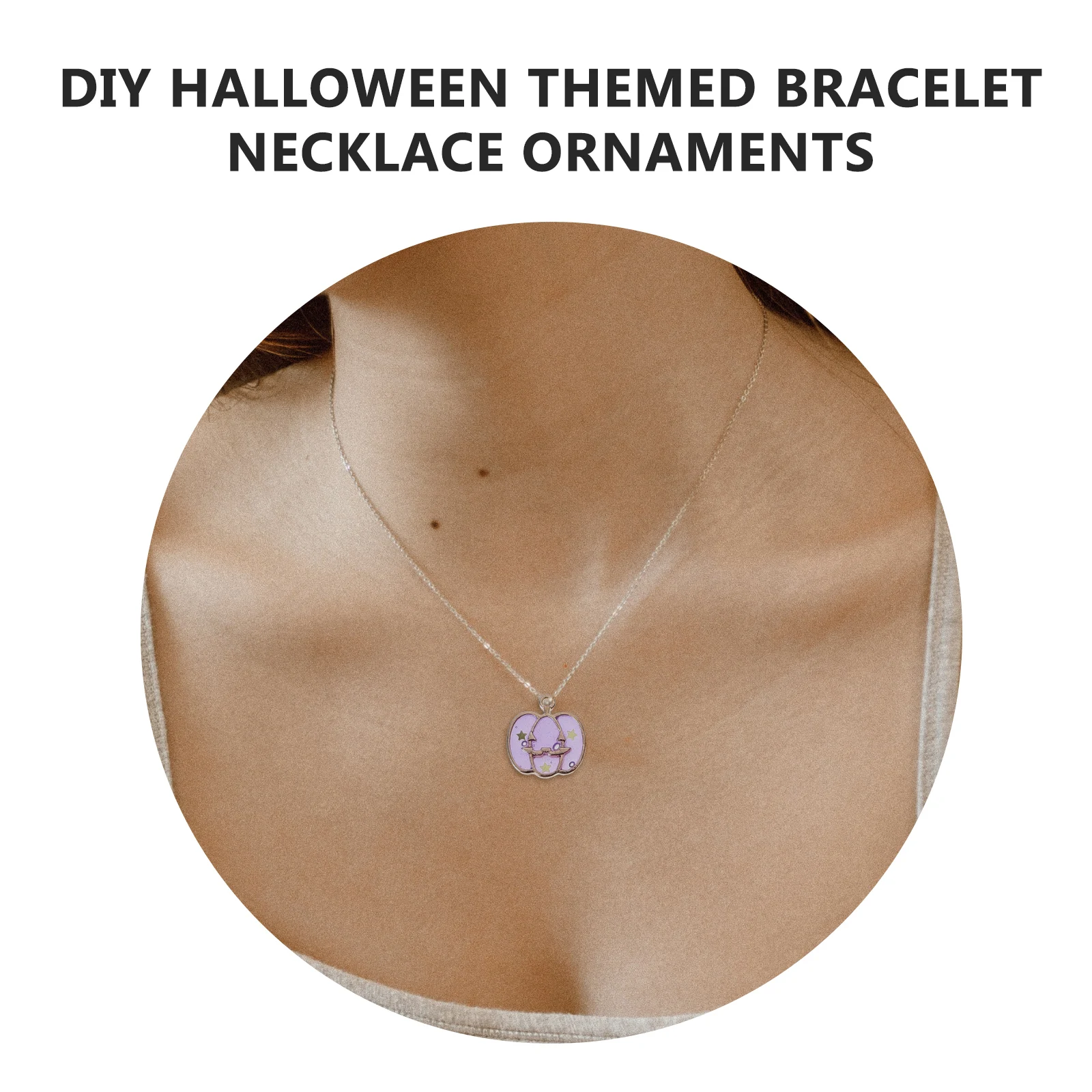 

34Pcs Alloy Halloween DIY Pendant Set Pumpkin Bat Hat Jewelry Charm for Necklace Bracelet Keychain Jewelry Making Accessory