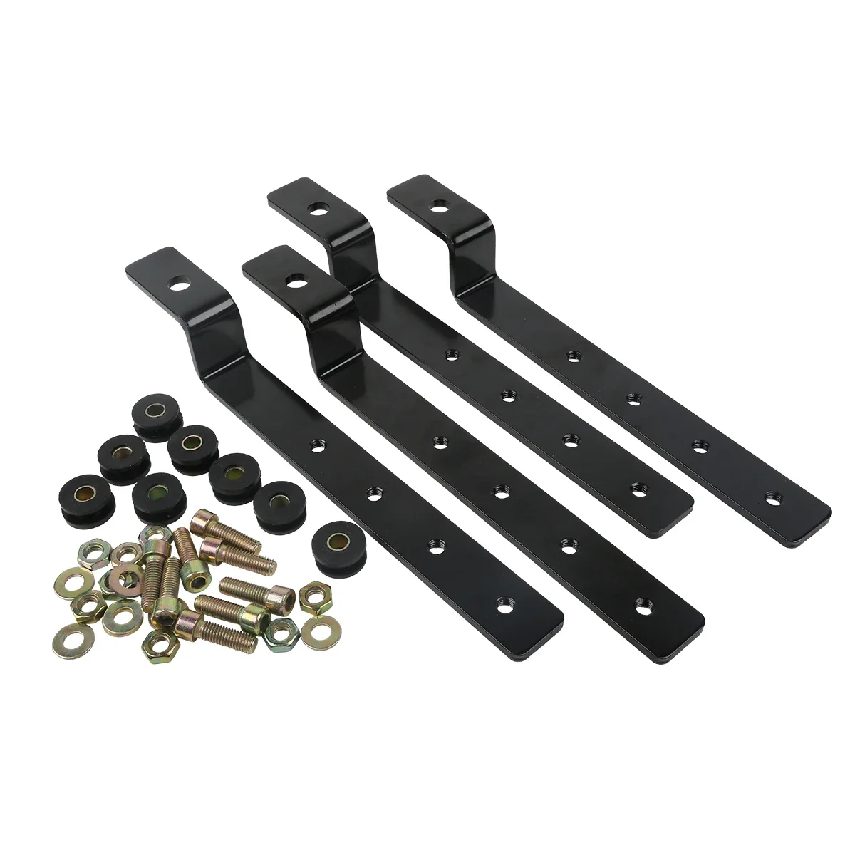 Universal duro sela saco alforjes kit de montagem conjunto para harley touring rua estrada glide suporte kit acessórios da motocicleta