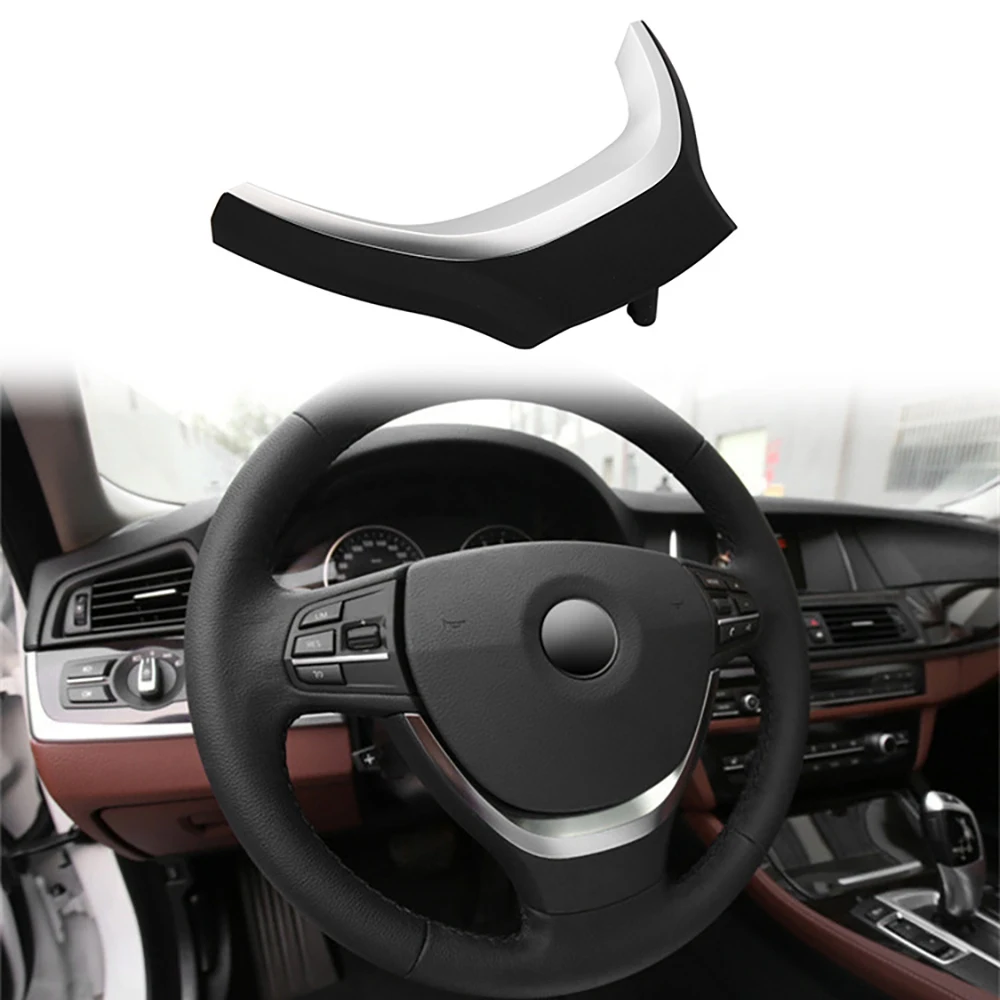 Chrome Steering Wheel Lower Trim Strip for BMW 5 7 Series F10 F01 F02