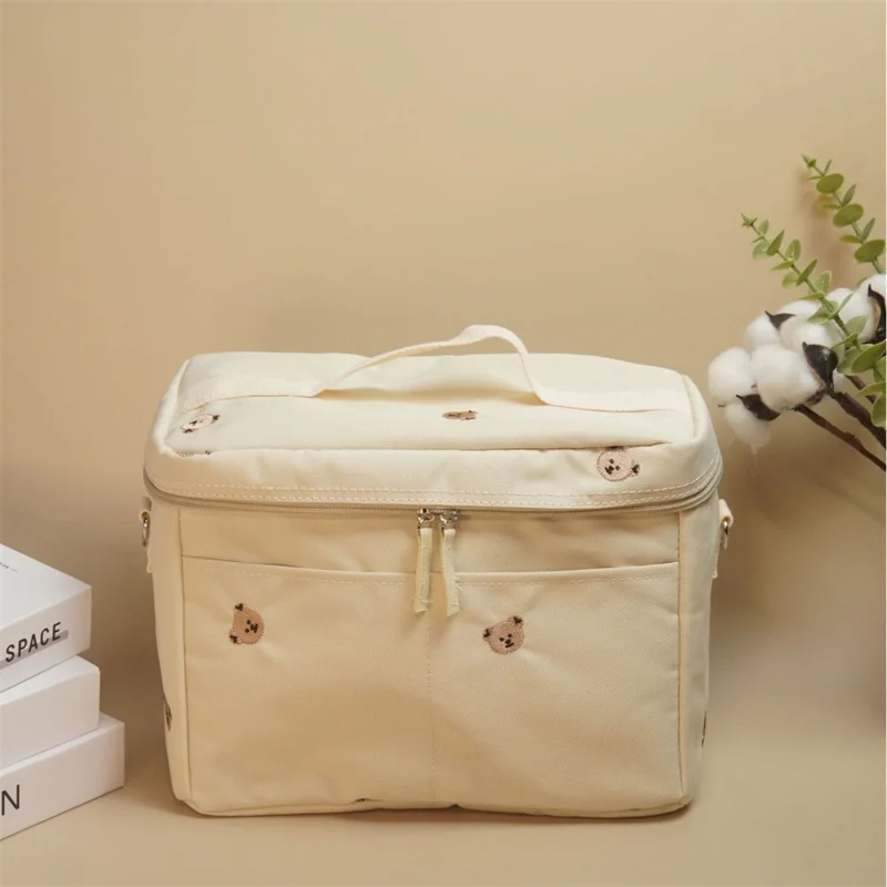 Outdoor Mommy Shoulder Diaper Bags Baby Cart Hanging Bag Waterproof Baby Bottle Insulation Mommy Bag Babies Trolley Accessories