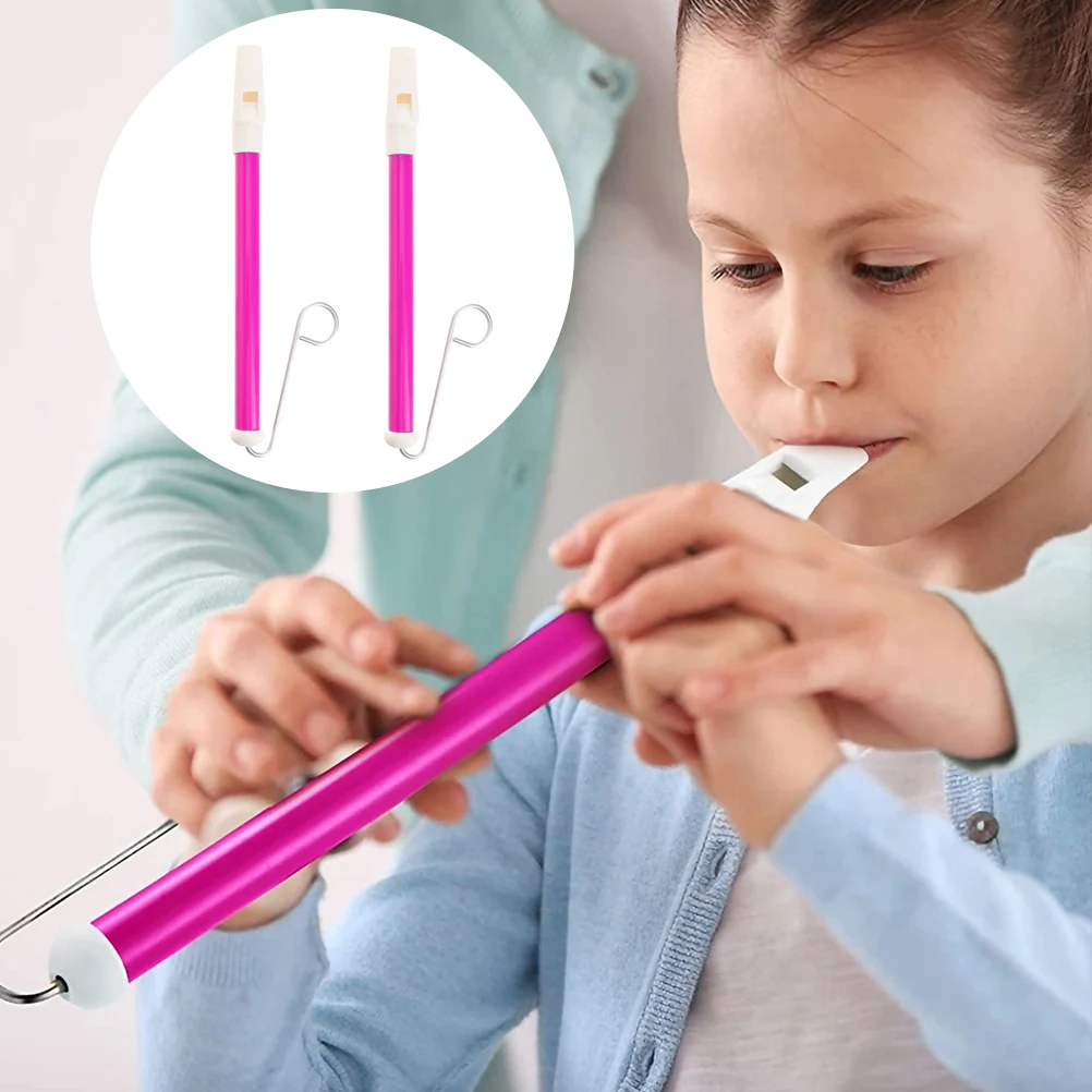 

2Pcs Slide Whistles Smooth Safe Material No Burrs Kids Toys Musical Instruments Purple Child Fun