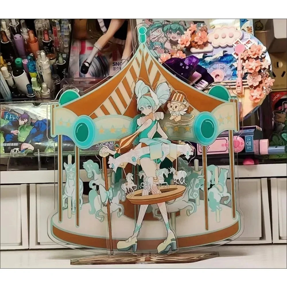 

New Acrylic Standing Plate Project Diva Anime Peripherals Originality Merry-go-round 25cm Ornament