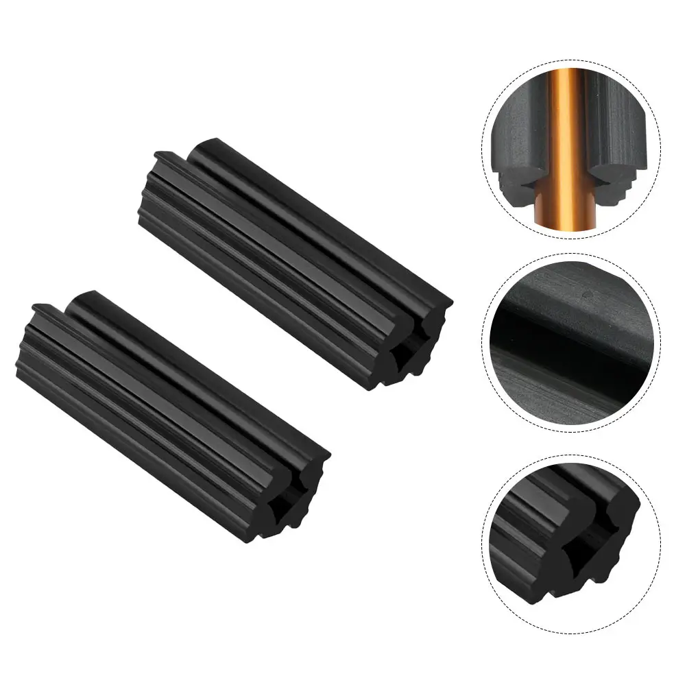 

2 pcs Golf Club Shaft Clamp High-Grade Rubber Protector Slip Resistant Regripping Tool Club Repair Equipment For Golf
