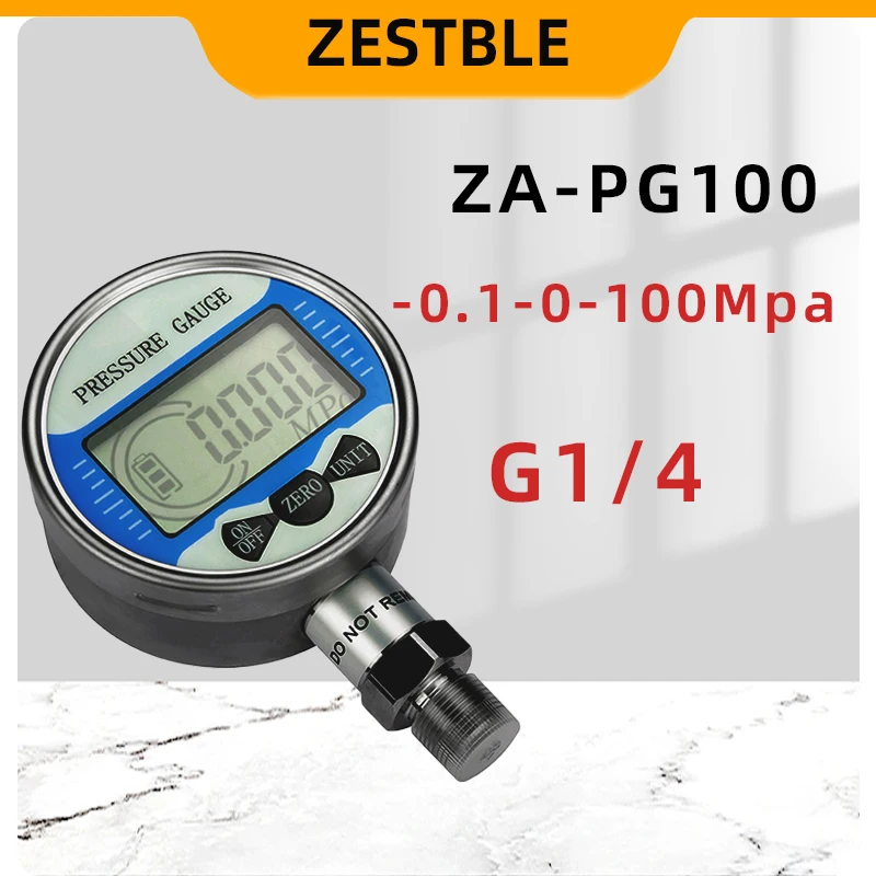 Digital Pressure Gauge China Wireless bar mpa psi G1/4 Air Liquid Fuel Oil Water Digital Pressure Manometer Low Pressure Gauge