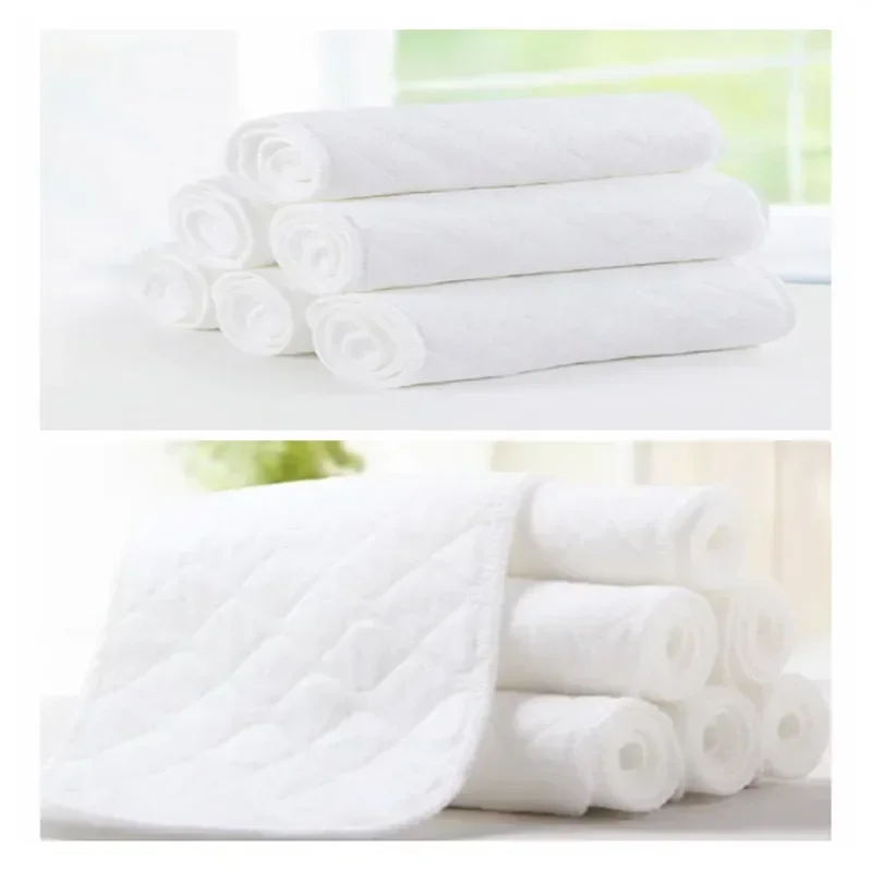 5PCS 3 Layers of Ecological Cotton Baby Diaper Paper Can Be Used Repeatedly Strong Water Absorption 46*17cm