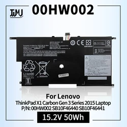 00HW003 00HW002 SB10F46440 SB10F46441 45N1701 45N1702 45N1703 Battery for Lenovo ThinkPad X1 Carbon Gen 3 Ultrabook 2015 Laptop