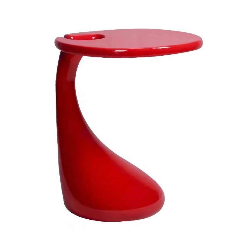 Nordic Modern Living Room Small Coffee Table Fiberglass Side Table