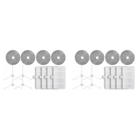 2X Vacuum Cleaner Parts For Xiaomi Lydsto W2 Replacement Spare Parts Side Brush Filers Mop Rag Accessories