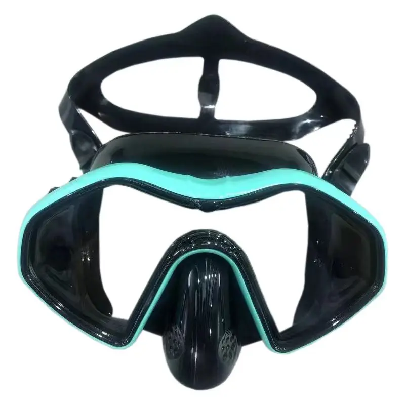 QYQ Snorkeling Scuba Diving Mask free diving goggles Silicone Skirt Panoramic Dive Mask for Adults Swimming Snorkeling