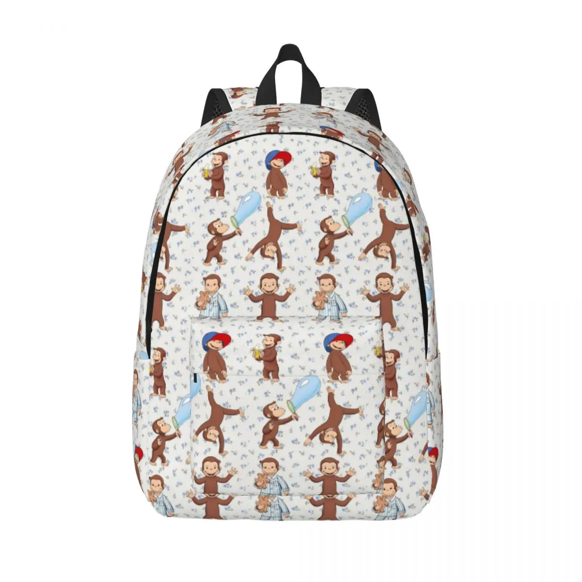 

Классический рюкзак Curious George, спортивный рюкзак для средней школы, рюкзак с героями мультфильмов для мужчин и женщин, сумка для ноутбука