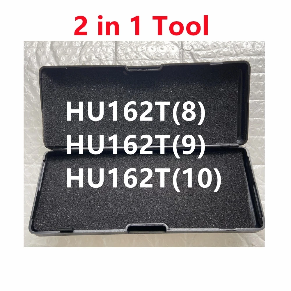 Lishi 2 in 1錠前屋ツールhu100 hu100 (10) カットhu101装飾ツールhu 100 2in1