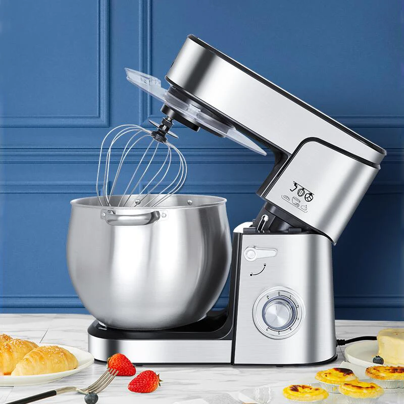 12L Stand Planetary Mixer Meat Grinder Juicer Cake Food Processor 1500W Stainless Steel Bowl and Timer Dough Mixer