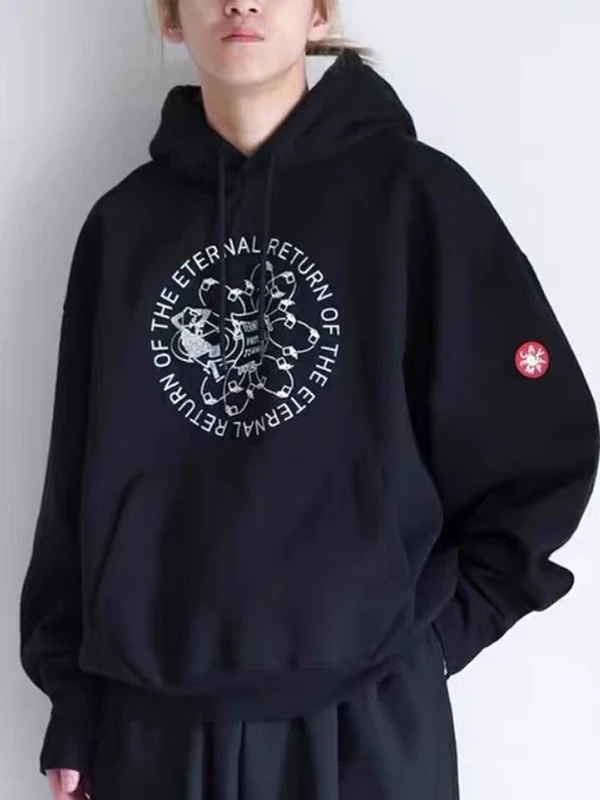 

CAVEMPT 2025 New Loose Fit Cotton Hoodie ex Autumn Winter Casual Wear Comfortable Breathable Hooded Sweatirt for Men An...