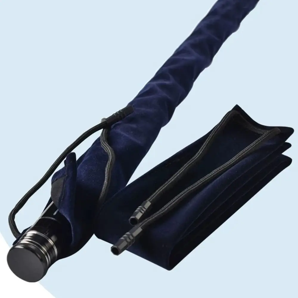 Multifunctional Thick Velvet Fishing Rod Bag Folding Portable Lure Rod Bag Fishing Gear Accessories view 2