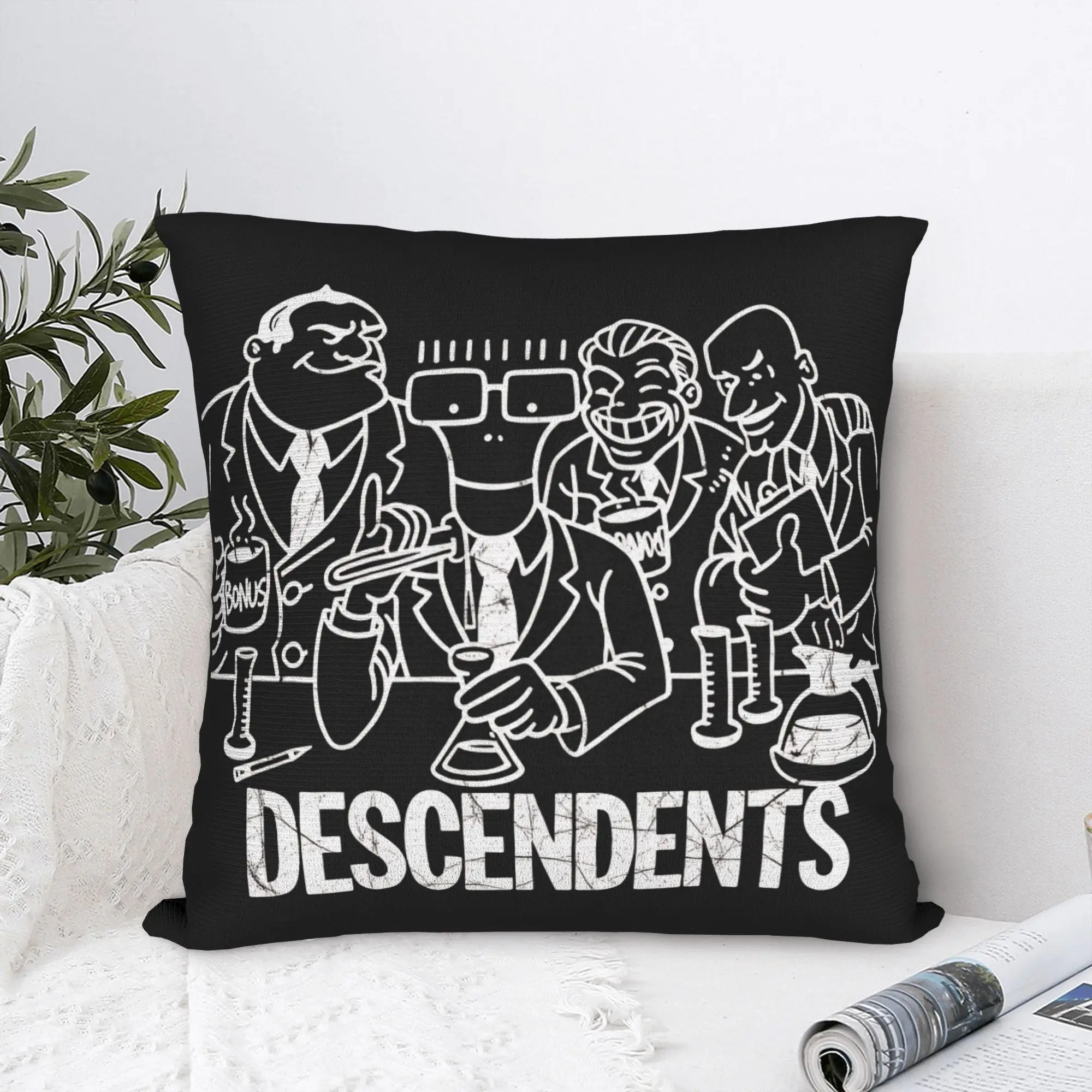Descendents Milo Goes to College Pillow Case  Custom Pillow Cover Vintage Cushion Cover For Chair Sofa Home Decor