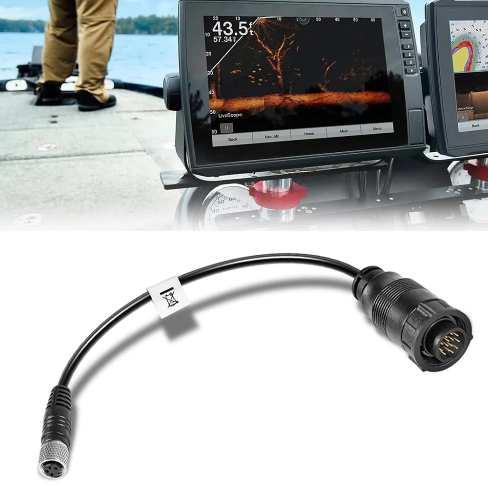

Replacement for 1852073 MKR-US2-13 Universal Sonar 2 Adapter Cable for Trolling Motors to HUMMINBIRD XPLORE, APEX, SOLIX