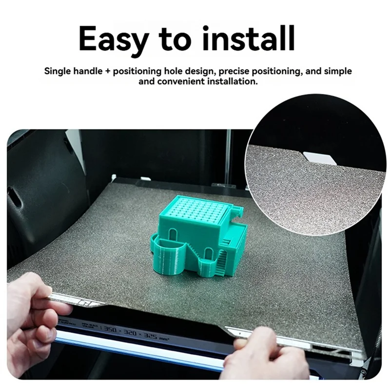 

-A89Z Двусторонняя плоскость PEI, магнитный лист, пружинная сталь, поддержка, двухсторонняя печать для 3D-принтера Bambu Lab H2D