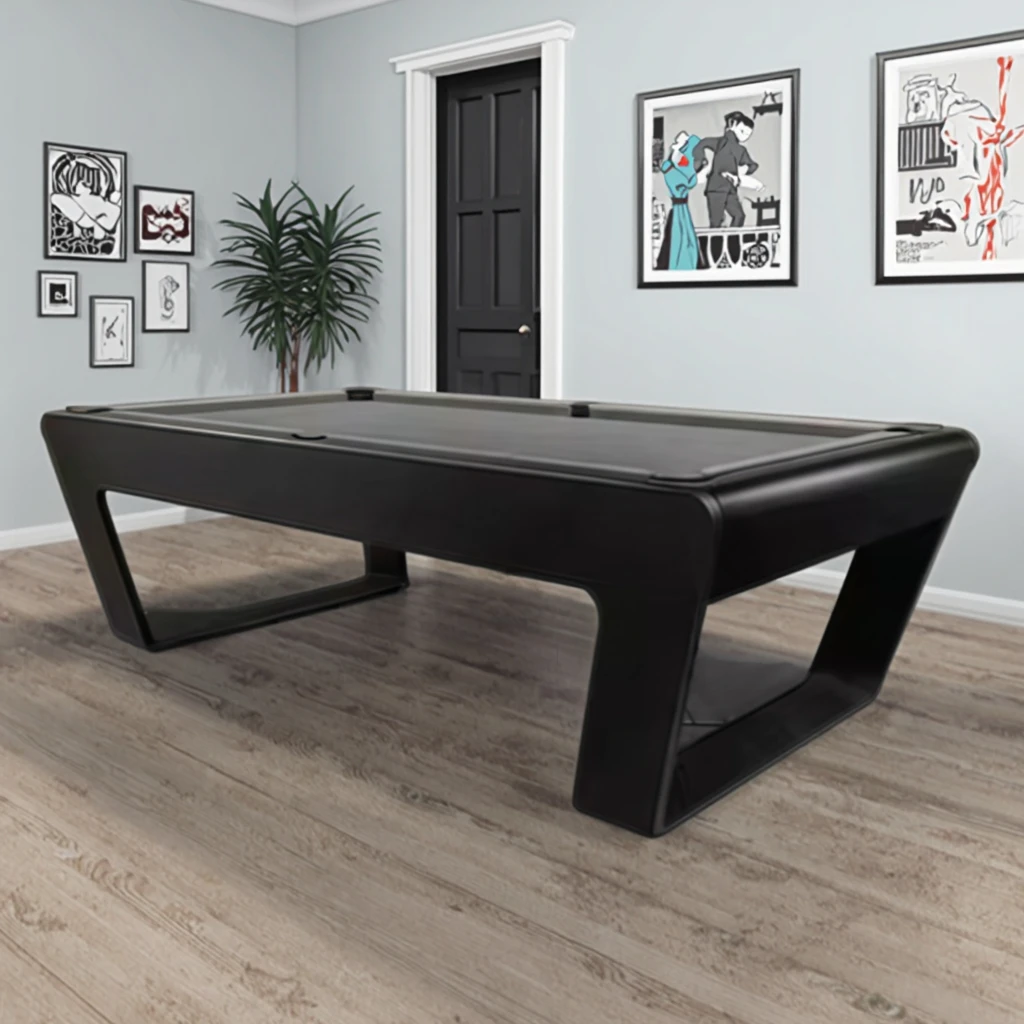Solid Wood Grain 7ft/8ft/9ft Snooker & Billiards Table with New Color-Blocked Design Slat Cushion Material for Pool Sports