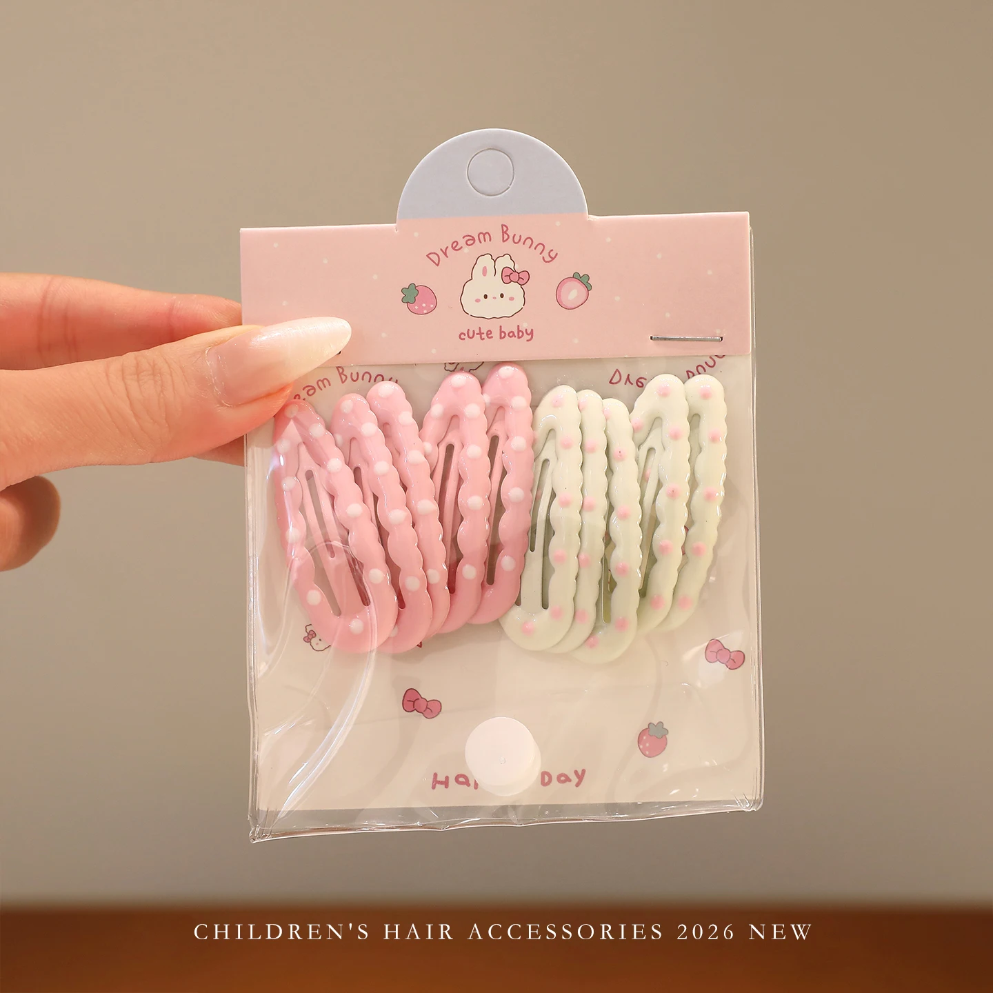 10 Stück/Set Weiße Rosa Stern-Blumen Haarspangen für Mädchen Niedliche Süße Kinder-Haarklammern Modische Prinzessinnen-Kopfbedeckung Kinder-Haaraccessoires