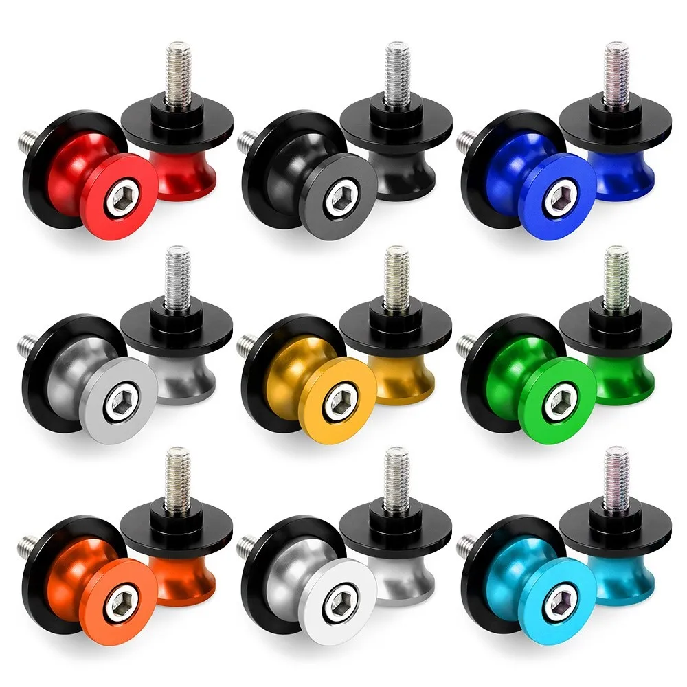 FOR KAWASAKI ZX4r ZX636R ZX6R ZX6RR ZX7R ZX7RR ZX9R ZZR1200 ZZR1400 ZZR600 ZZR400 Motorcycle Stand Screw Swingarm Spools Slider