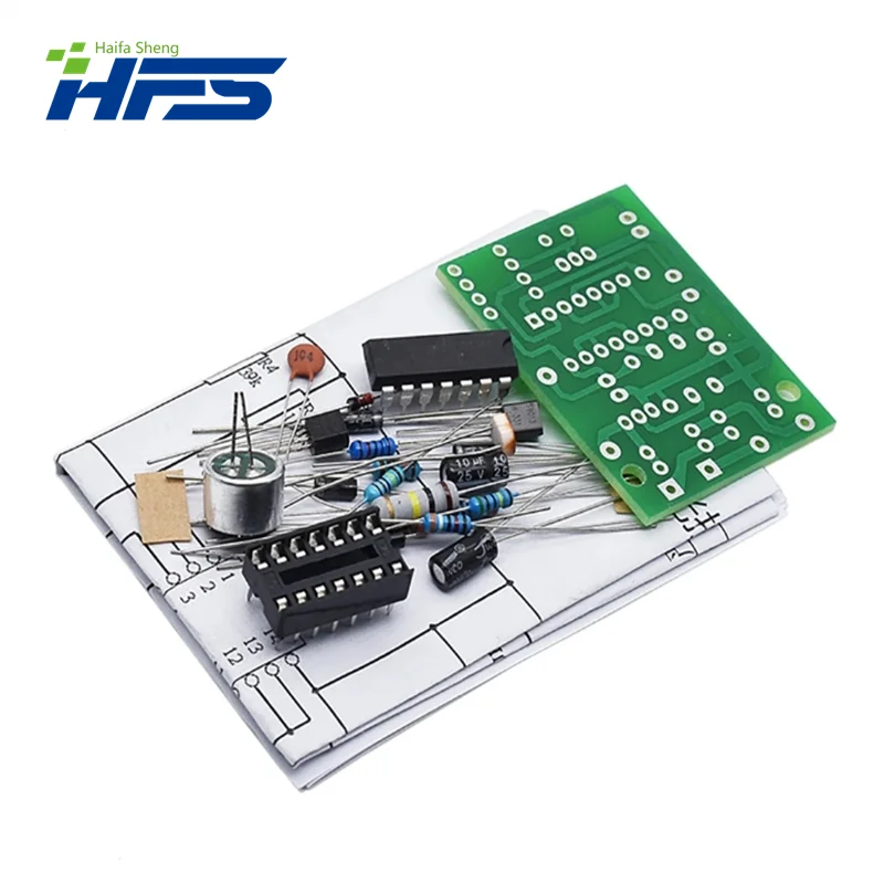 Spaarlamp Led Licht Gloeilamp Cd4011 Geluid En Licht Controle Schakelaar Kit Diy Voice Control Onderdelen Module