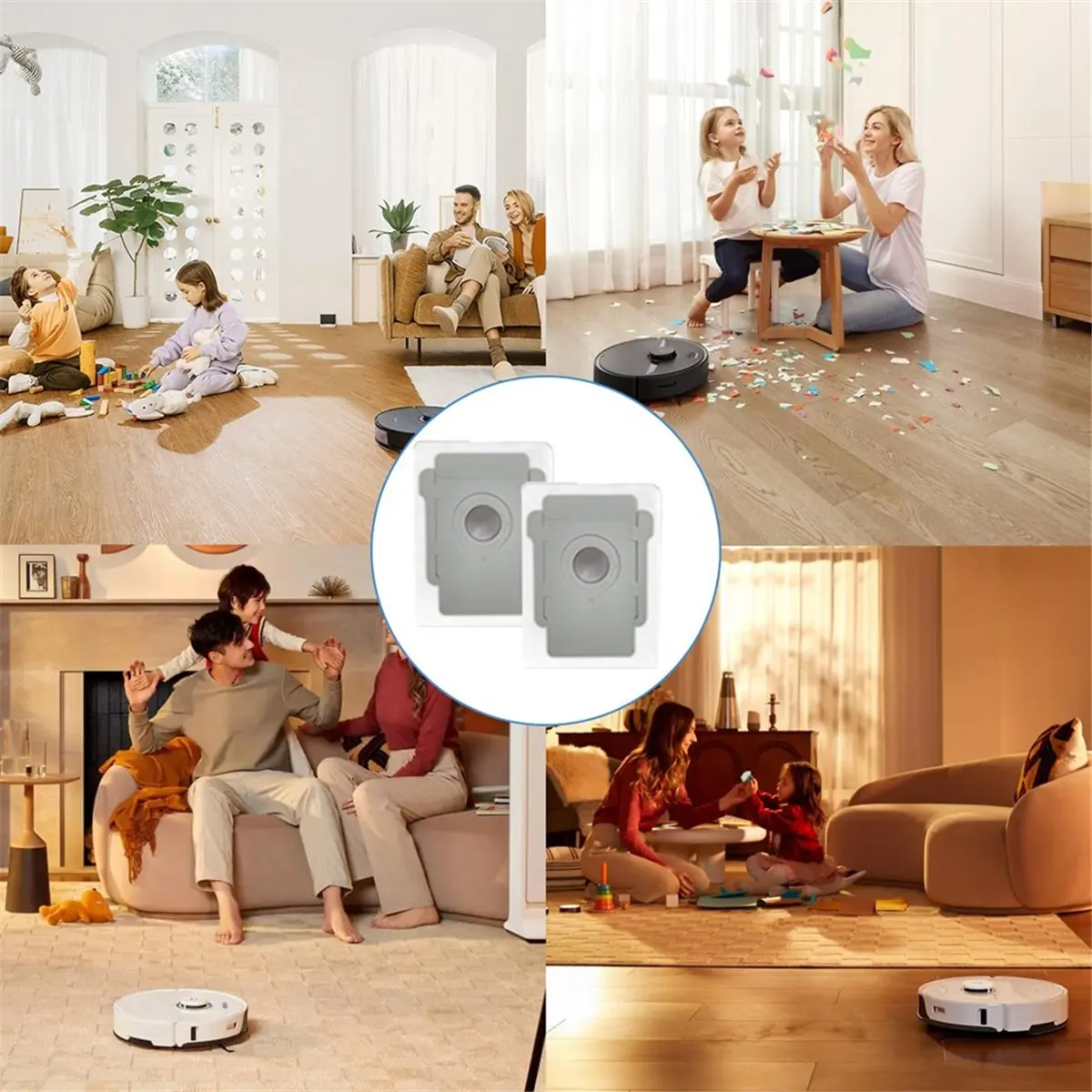 

(ABPO) 20 шт. мешков для сбора пыли для IRobot Roomba Combo J9+ и Combo J7+/Plus, аксессуары для пылесосов, расходные материалы, нетканые мешки для пыли