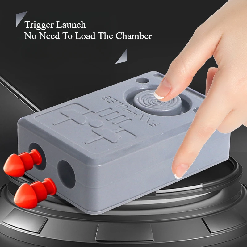 دفع بطاقة مسدس دفع المنزلق بندقية لعبة الضغط تململ صغير ألعاب حسية