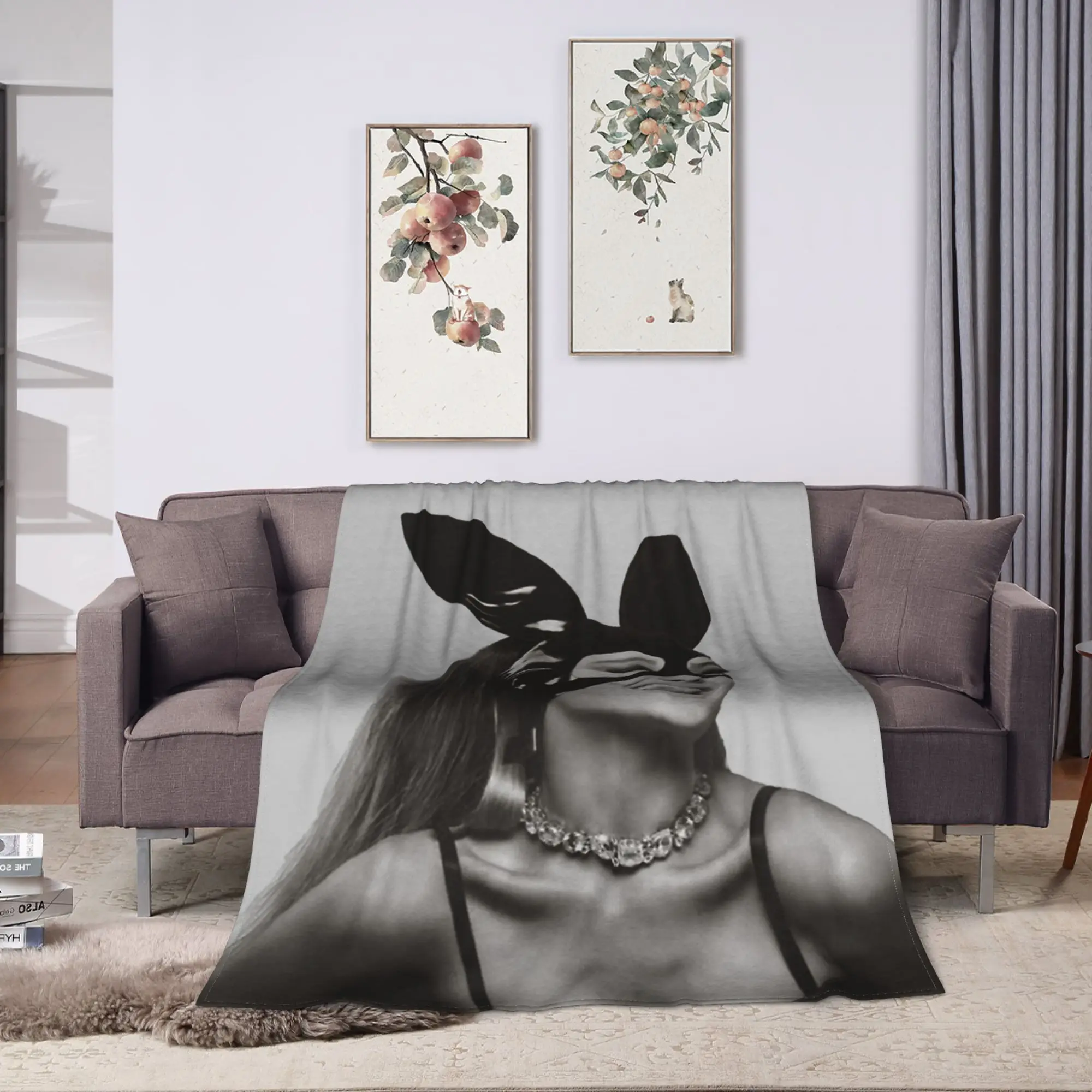 Dangerous Woman by Arianas Grandes Blanket Coral Fleece Plush Summer Portable Soft Throw Blankets for Bedding Car Bedspreads