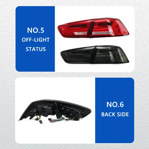 8 best sales mitsubishi lancer tail lights - №3