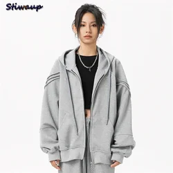 Women's Aesthetic Hood Sweatshirts Ladies Fashion Zip Up Y2k Hoodies Women Fall Clothes 2024 Women New in Hoodies & Sweatshirts