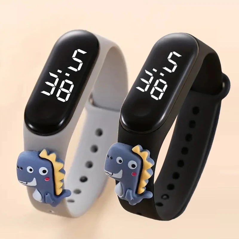 Waterproof Smart Touch Children Watches Boy Girl Bracelet Sport LED Digital Electronic Wristwatches Cartoon Kids Smart Watch Toy