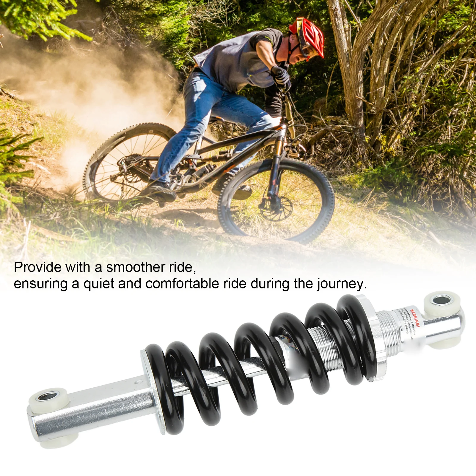

200mm 1500LBS Motorcycle Spring Shock Absorber Suspension for Mountain Bikes Electric Bicycles Mountain Bike Shock 200mm Damper