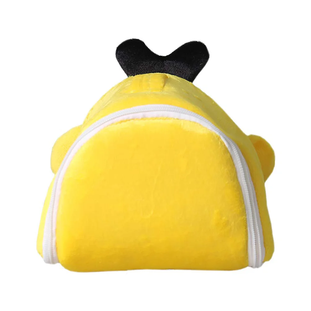 

Warm Cotton Nest For Hamster Rabbit Squirrel Removable Washable Small Animal Yellow Duck Shape Pet Bed