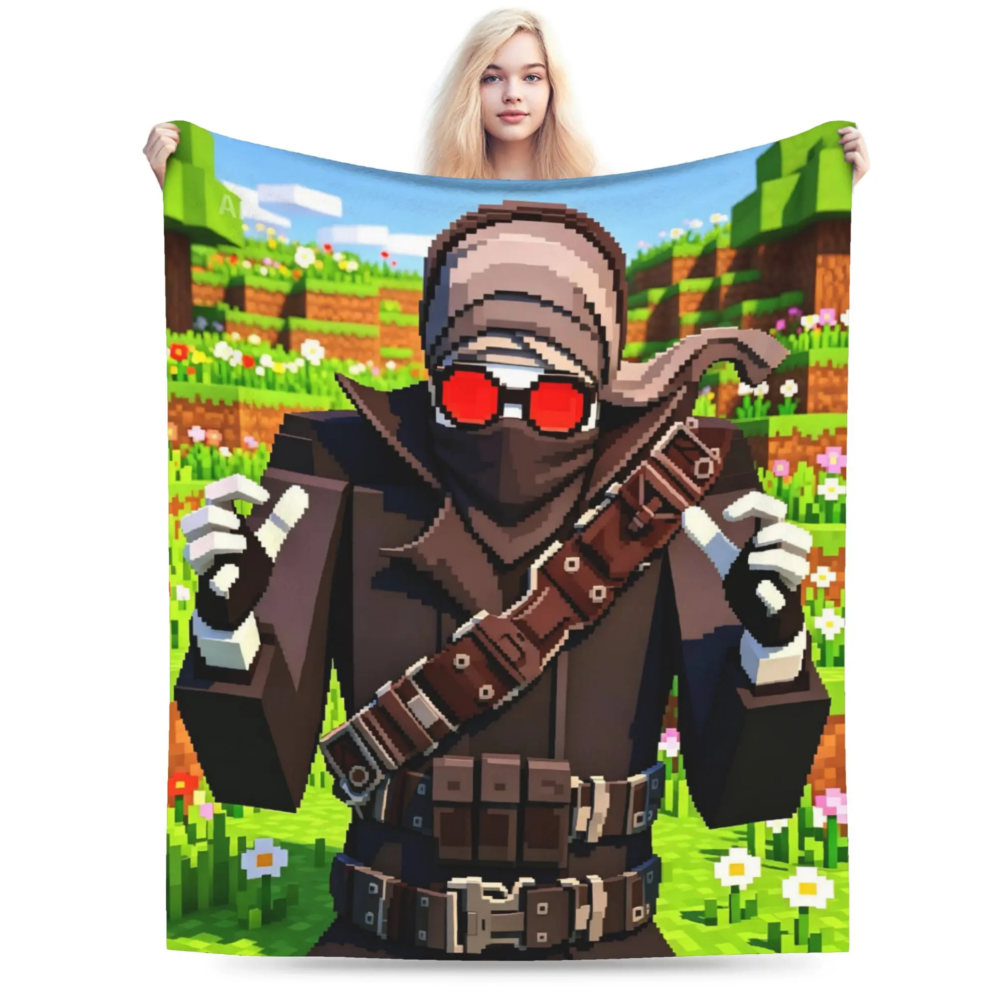 MADNESS COMBAT Hank Accessories Blankets Soft Velvet  Throw Blankets Relax Quilt