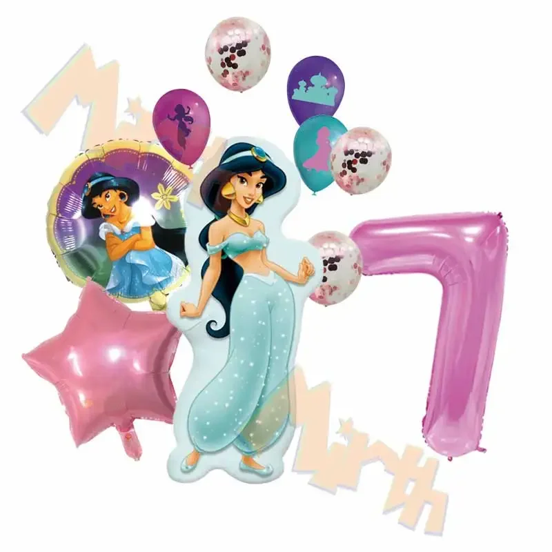 Disney-Prinzessinnen-Luftballons, Dekorationen für Kindergeburtstage, Festival-Ortdekoration, Fotohintergrund, Geschenke für Babypartys