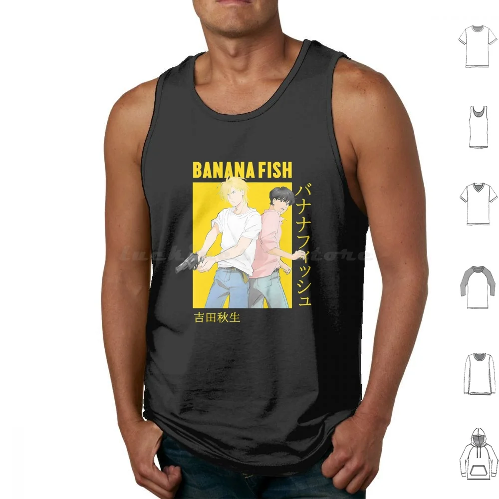 

Banana Fish Ash Lynx Eiji Okumura Card Anime Tank Tops Vest Sleeveless