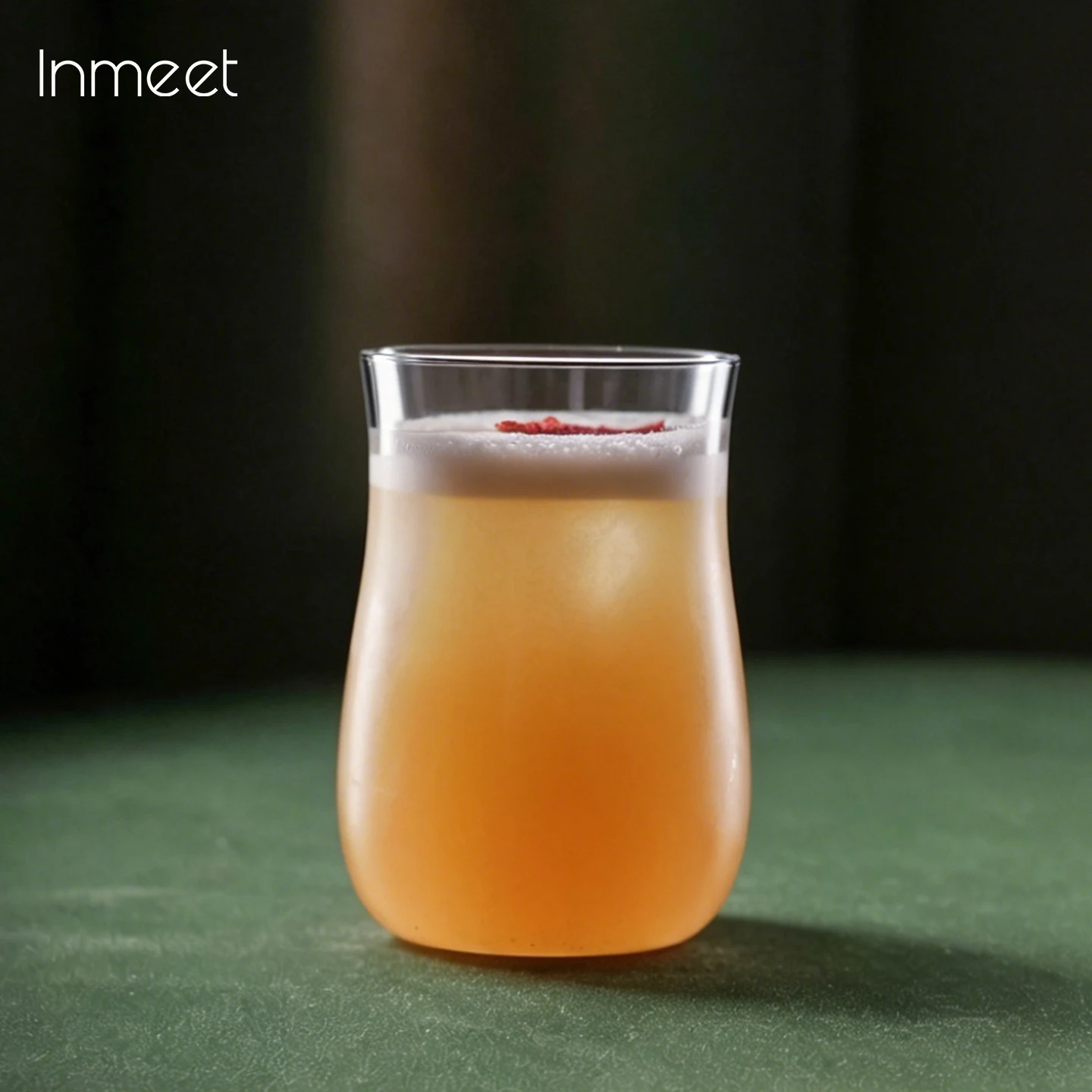 Inmeet 280ML Crystal Glass Beer Cup Clear Craft Beer Glass for High-End Restaurant Bar Ice Water Juice Beverage
