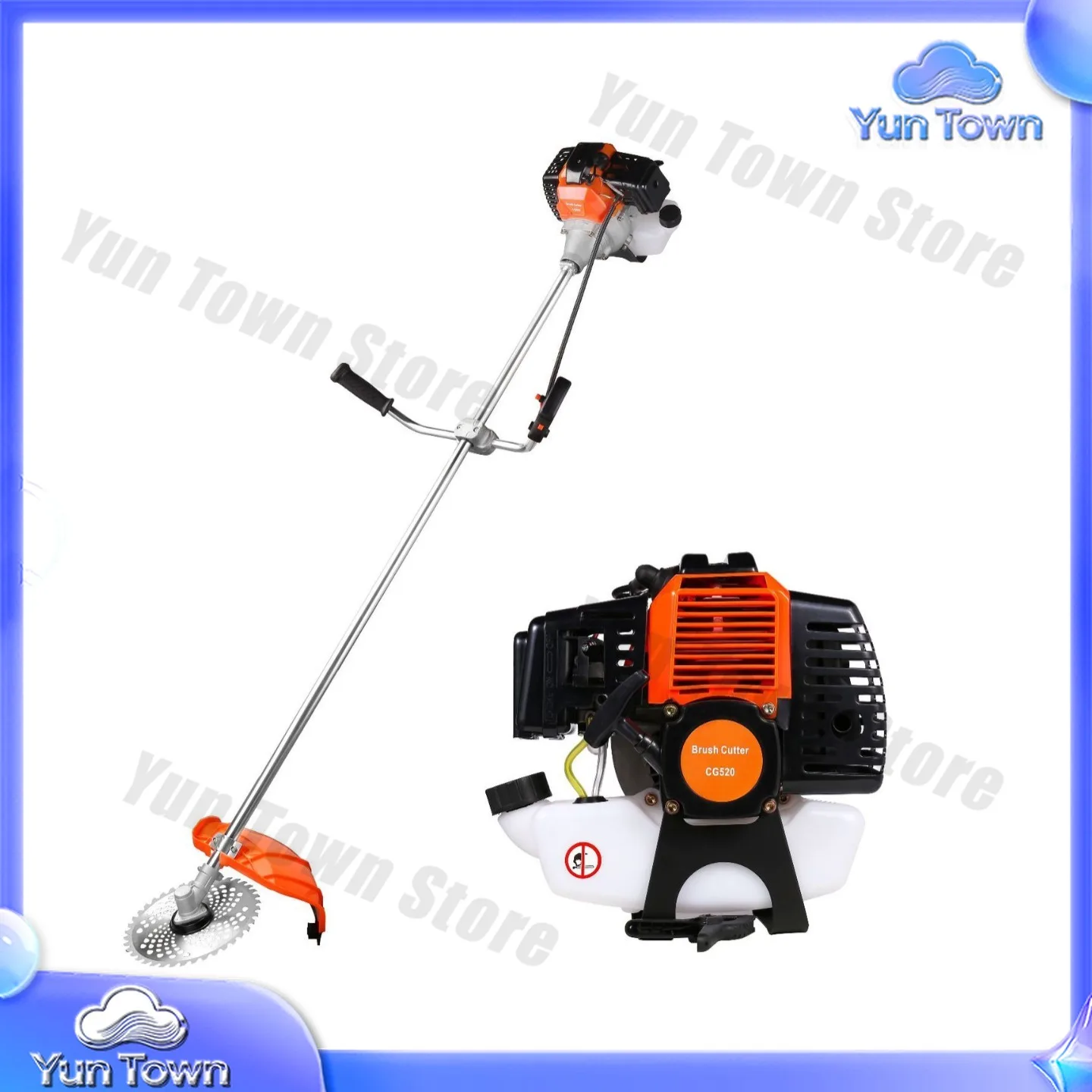 For 40-5 430 Brush Cutter Grass Trimmer Weed Eater Farm Agricultural Backpack Two Stroke Four Stroke Lawn Mower