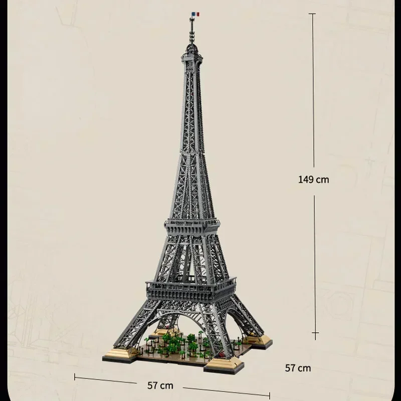 10001 PCS Large Eiffel Tower Building Blocks Bricks Kids Birthday Christmas Gifts Toy Compatible 10307 10181 17002 IN STOCK