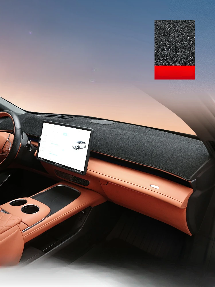 

For Changan Deepal S07 2023 Car Dashboard Cover Pad Sun Shade Heat Insulation Dash Mat Instrument Panel Decorative Carpet