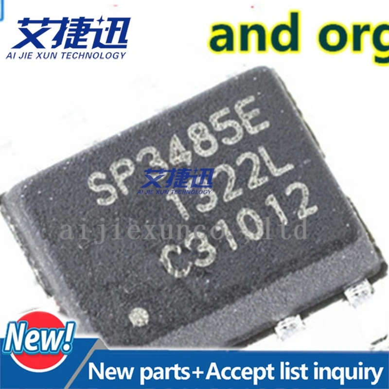 10Pcs SP3485EN-L/TR SOP8 IC TXRX RS485 HALF DUPLEX 8SOIC in stock 100%New and original