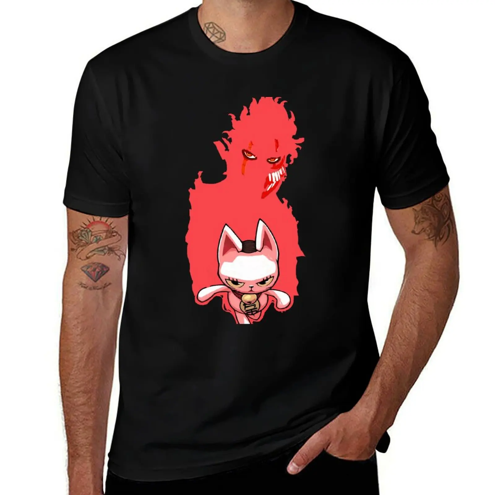 

Turbo Granny And Okarun - Fan Art T-Shirt oversized graphic tee oversize t-shirts man man clothes t shirts men