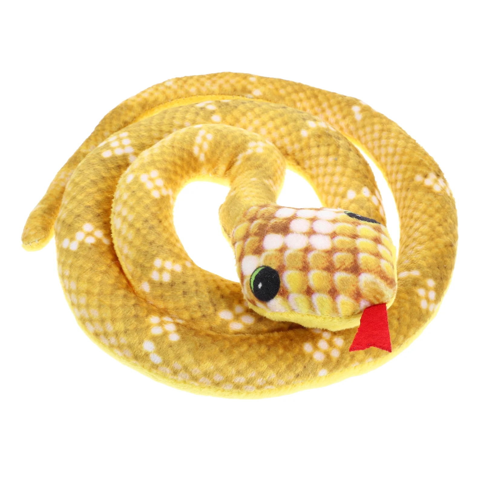 

Imitation Snake Toy Cats Toys Halloween Plush Lifelike Snakes Vocalize for Stuffed Chewing