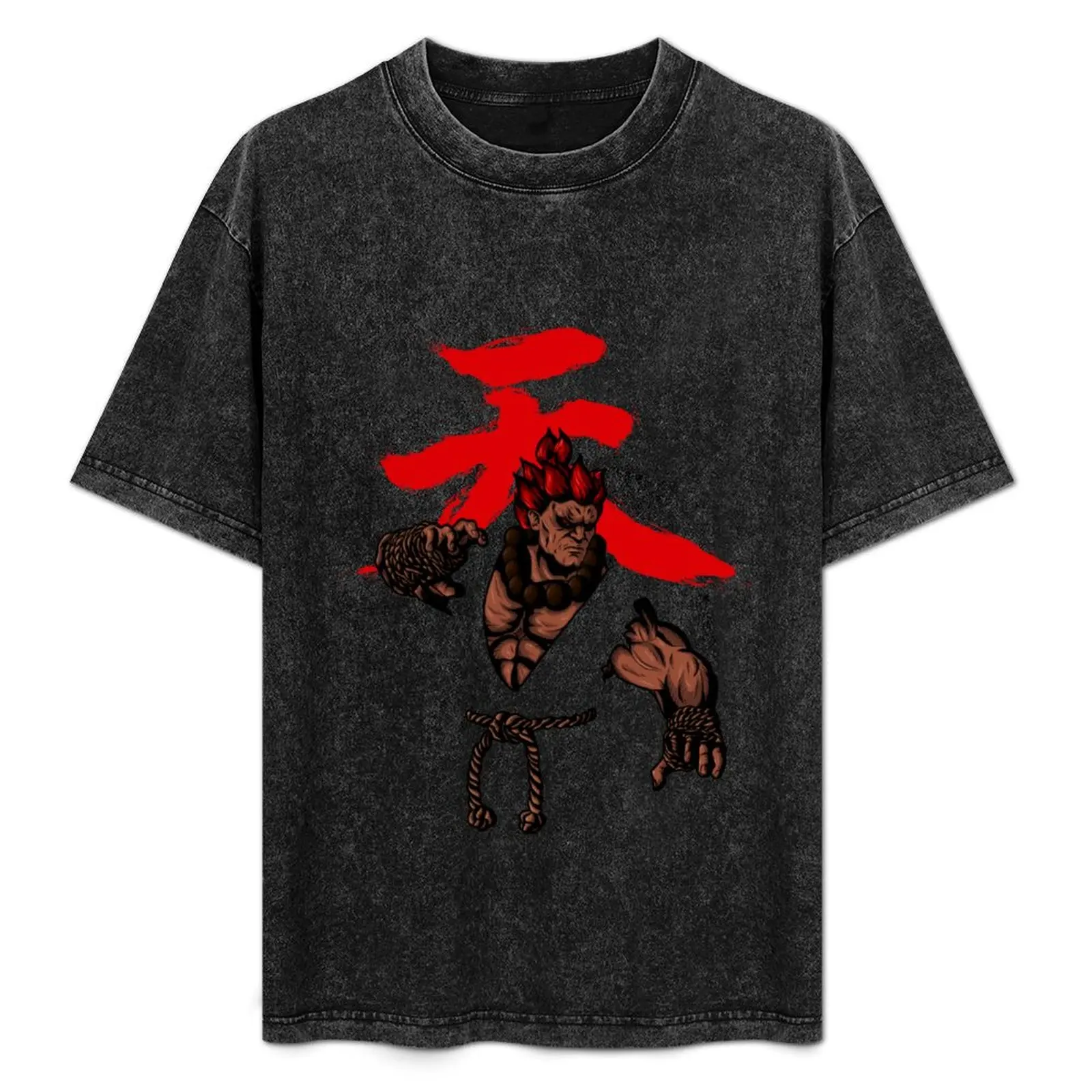 

AKUMA T-Shirt funny shirt cotton designer shirts graphics Men's t-shirt