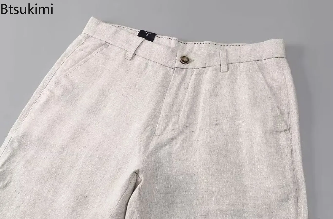 New 2025 Men's Business Casual Trousers High Quality Loose Breathable Straight Pants Fashion Spring and Summer Versatile Pants