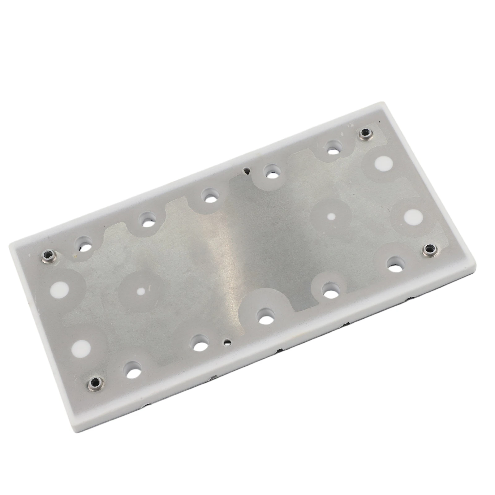 225x115mm Replacement Sanding Plate with Multi-Hole Pattern for Sander Backup Pad on Woodworking and Auto Repair Projects